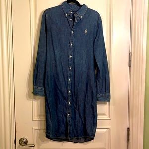 Ralph Lauren Denim button up Shirt dress